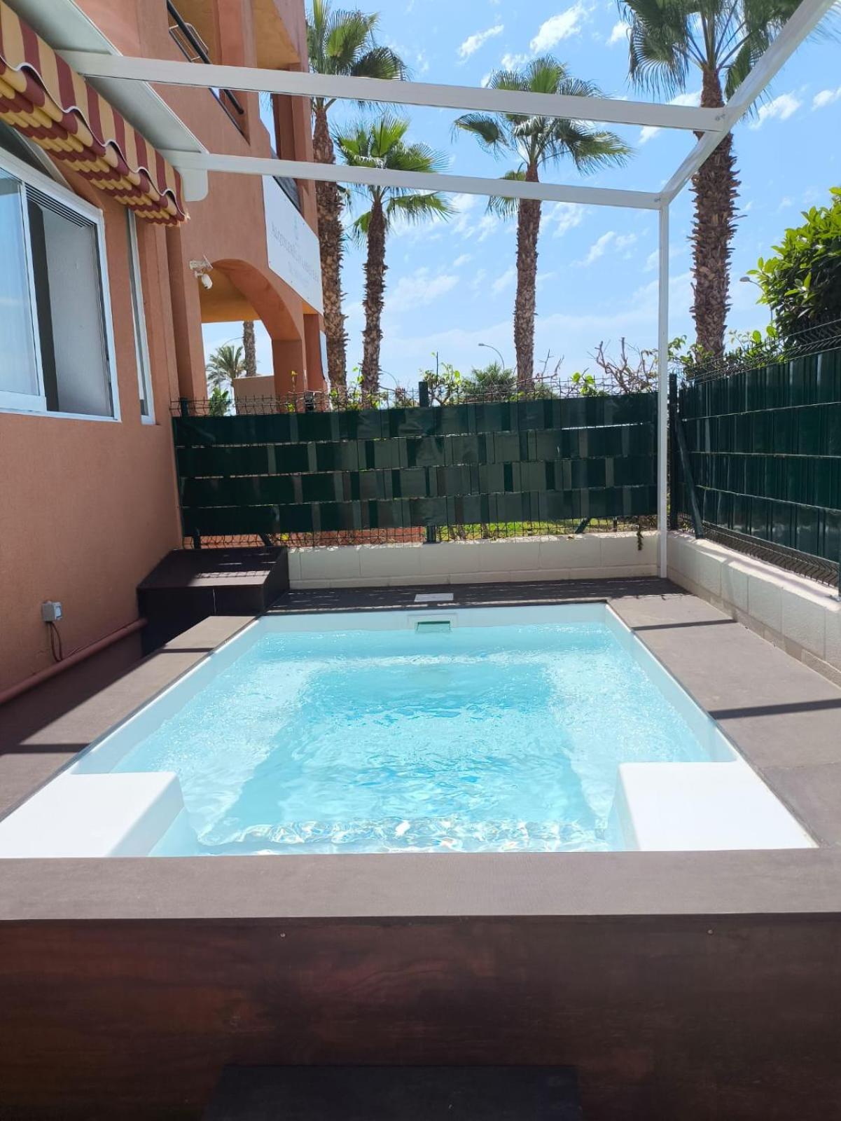 Apartamento Bajo De Diseno, Piscina Privada Climatiza, 150M De La Playa Vera Exterior foto